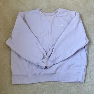 Pastel Purple North Face Crewneck